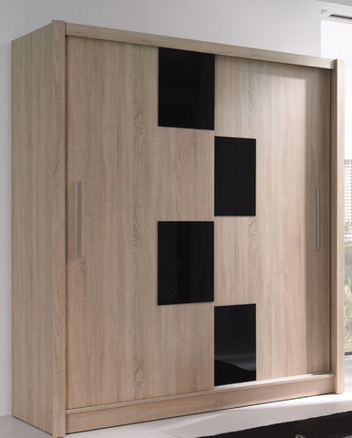 INSTALLATION SERVICE FOR PHANTOM FURNITURE MO Roma 5 Sliding Wardrobe – Sonoma Oak 180 cm