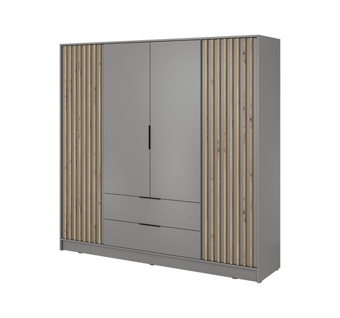 [HFP-001-2294] INSTALLATION SERVICE FOR PHANTOM FURNITURE Nelly 4D Wardrobe Grey - No