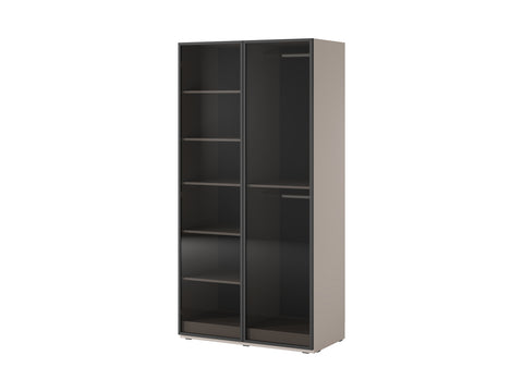 [HFP-001-2309] INSTALLATION SERVICE FOR PHANTOM FURNITURE PI Sandbox Modular 2-Door Wardrobe – Antisol Cashmere - No / Yes