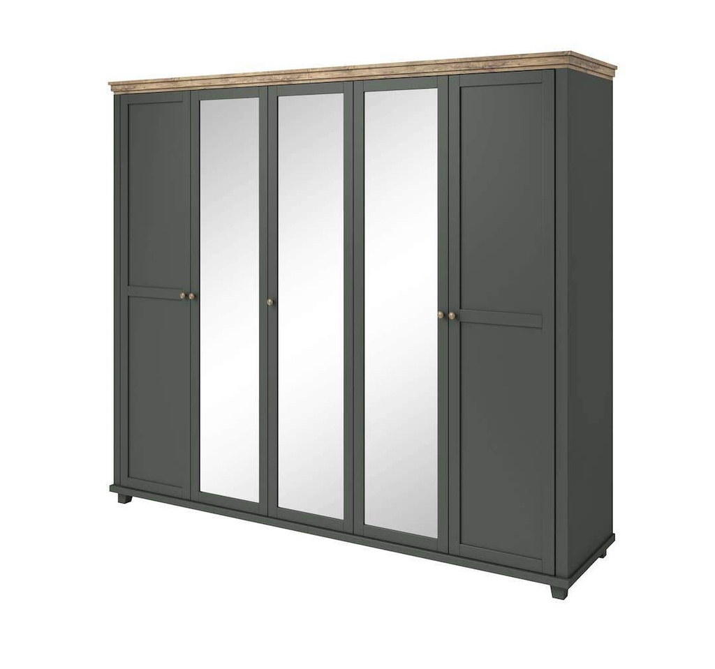 [24ZRJU21] INSTALLATION SERVICE FOR Evora 21 - 5 Door Wardrobe 246cm Green / 246cm