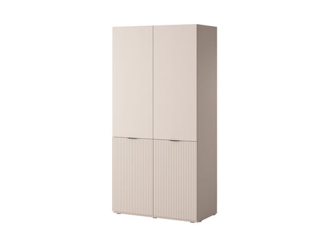 [HFP-001-2328] INSTALLATION SERVICE FOR PHANTOM FURNITURE PI Sandbox Modular 2-Door Wardrobe – Nova Beige - No / No