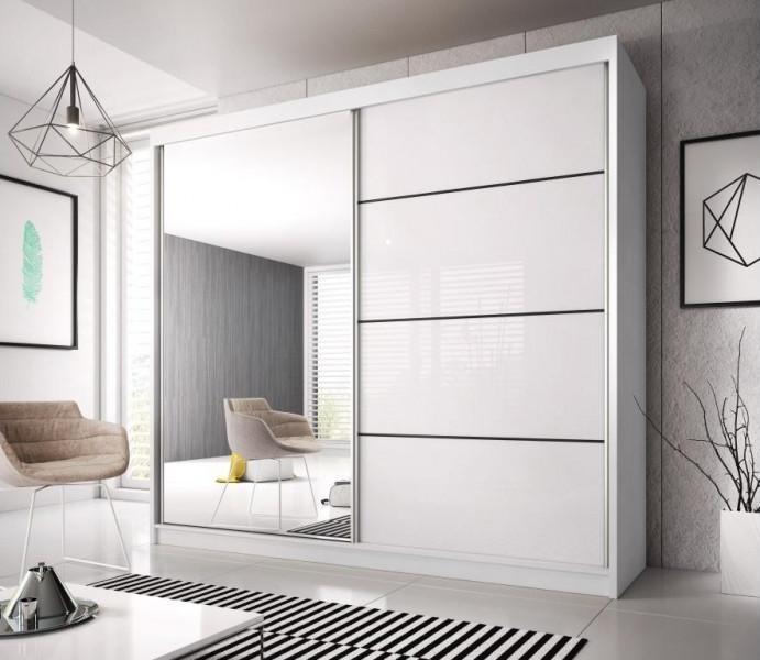 [MULTI35-W-183] INSTALLATION SERVICE FOR Multi 35 Sliding Mirror Door Wardrobe 183cm White Matt / 183cm