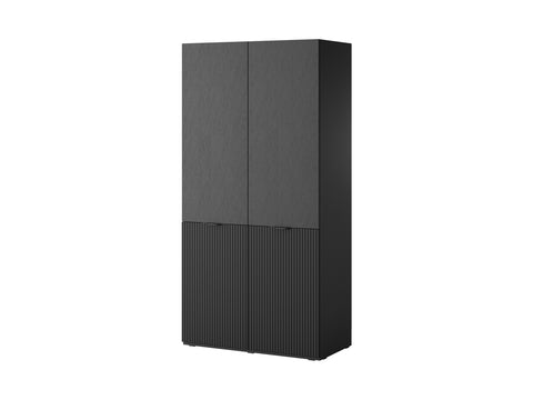 INSTALLATION SERVICE FOR PHANTOM FURNITURE PI Sandbox Modular 2-Door Wardrobe – Nova Black - No / Yes
