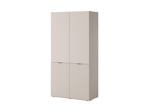 [HFP-001-2337] INSTALLATION SERVICE FOR PHANTOM FURNITURE PI Sandbox Modular 2-Door Wardrobe – Nova Cashmere - No / Yes