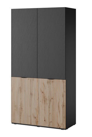 [HFP-001-2345] INSTALLATION SERVICE FOR PHANTOM FURNITURE PI Sandbox Modular 2-Door Wardrobe – Sento Black Graphite / Wotan Oak - No / Yes