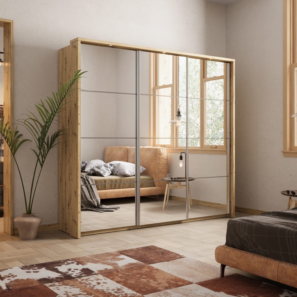 INSTALLATION SERVICE FOR Arti 27 - 3 Sliding Door Wardrobe 240cm Oak Shetland / 240cm