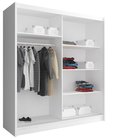 [HFP-001-2375] INSTALLATION SERVICE FOR PHANTOM FURNITURE WIKI Wardrobe White - 150 cm