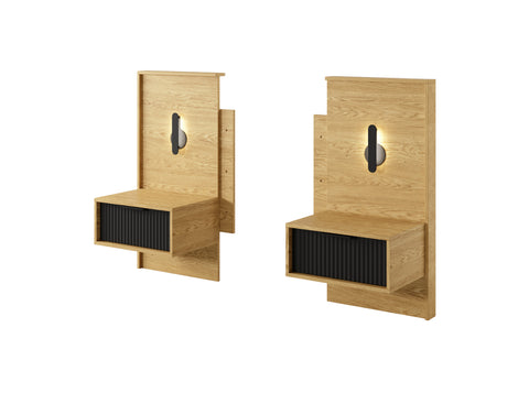 [HFP-001-2465] INSTALLATION SERVICE FOR PHANTOM FURNITURE Lask Baltic – Bedside Table (Set of 2)