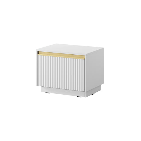 INSTALLATION SERVICE FOR PHANTOM FURNITURE Royal Nightstand - Compact Elegance for Your Bedroom - White