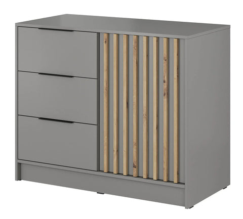 [HFP-001-2525] INSTALLATION SERVICE FOR PHANTOM FURNITURE Nelly K2 Chest of Drawers – Grey / Artisan Slats