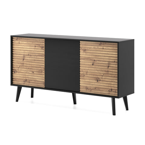 [HFP-001-2561] INSTALLATION SERVICE FOR PHANTOM FURNITURE Willow Dresser - Chest of Drawers with Three Push to Open System Doors