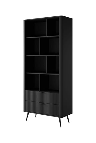 [HFP-001-2565] INSTALLATION SERVICE FOR PHANTOM FURNITURE Lask Lante – Bookcase Black (88.2 × 193.8 × 38 cm)