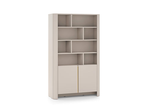[HFP-001-2566] INSTALLATION SERVICE FOR PHANTOM FURNITURE PI Bari Bookcase – Cashmere Finish