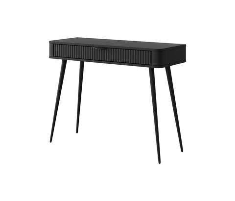 [HFP-001-2569] INSTALLATION SERVICE FOR PHANTOM FURNITURE Lask Lante Black – Dressing Table with Drawer (100.2 × 78 × 38 cm)