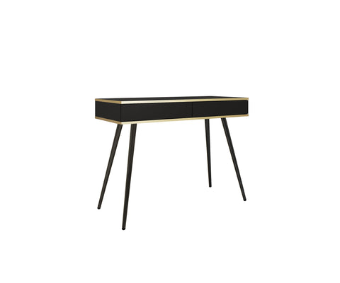INSTALLATION SERVICE FOR PHANTOM FURNITURE Oro T102 Vanity Table – Black with Black Legs