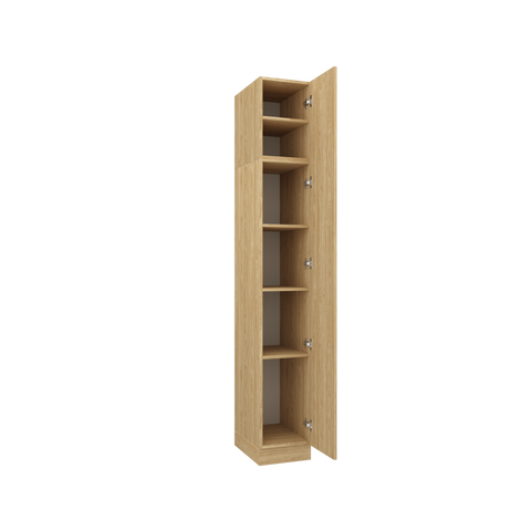 INSTALLATION SERVICE FOR PHANTOM FURNITURE SLEEP VARIA Wardrobe 1D 35 cm with Shelves – Oiled Oak / Oiled Oak