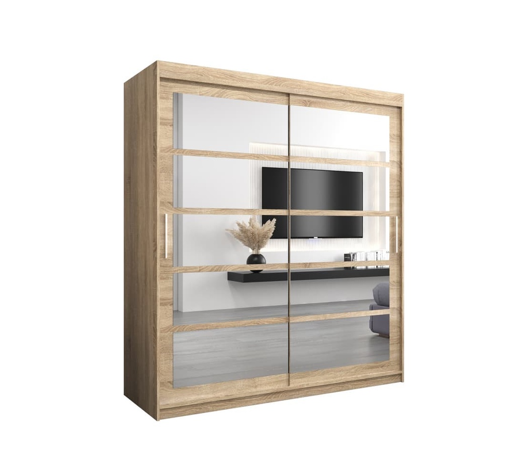 INSTALLATION SERVICE FOR Roma II Sliding Door Wardrobe 180cm Oak Sonoma / 180cm