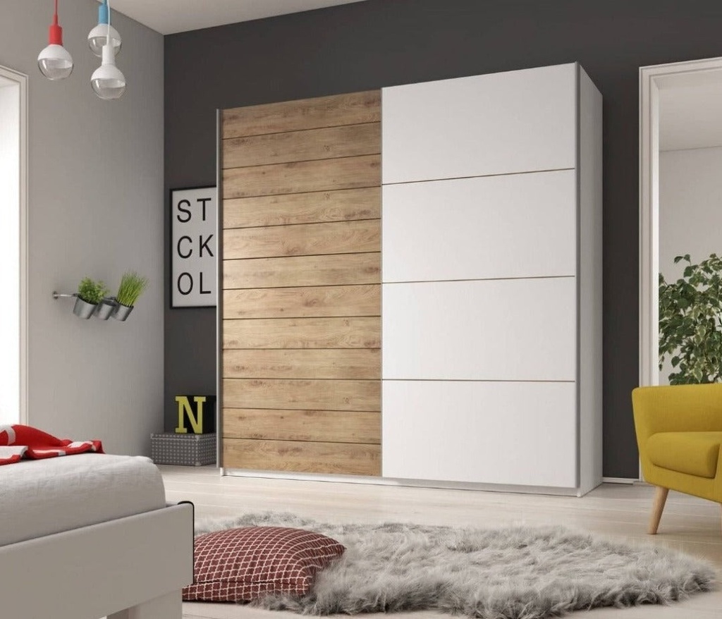[2493EA17] INSTALLATION SERVICE FOR Galaxy Sliding Door Wardrobe White Matt / 200cm