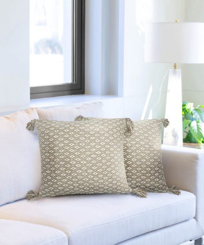 Stockholm – Recycled Cotton Cushion Cover in Taupe
