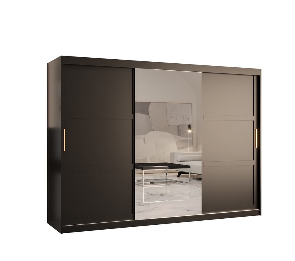 [RAMIRO 2 250 CC] INSTALLATION SERVICE FOR Ramiro II Sliding Door Wardrobe 250cm Black / 250cm