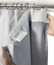 Blackout Lining Collection – Total Blackout Pencil Pleat Curtain Linings in White