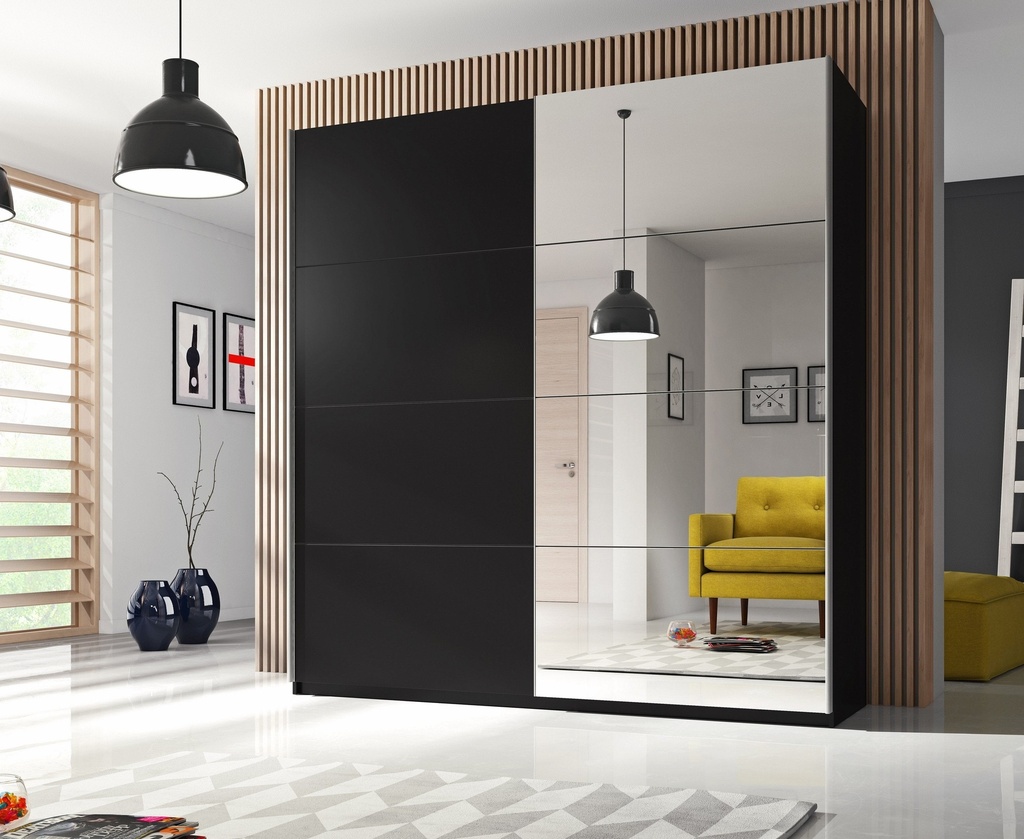 INSTALLATION SERVICE FOR Beta Sliding Door Wardrobe 200cm / Black Matt