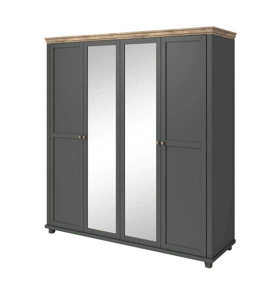 [24ZRJU20] INSTALLATION SERVICE FOR Evora 20 - 4 Door Wardrobe 200cm Green / 200cm