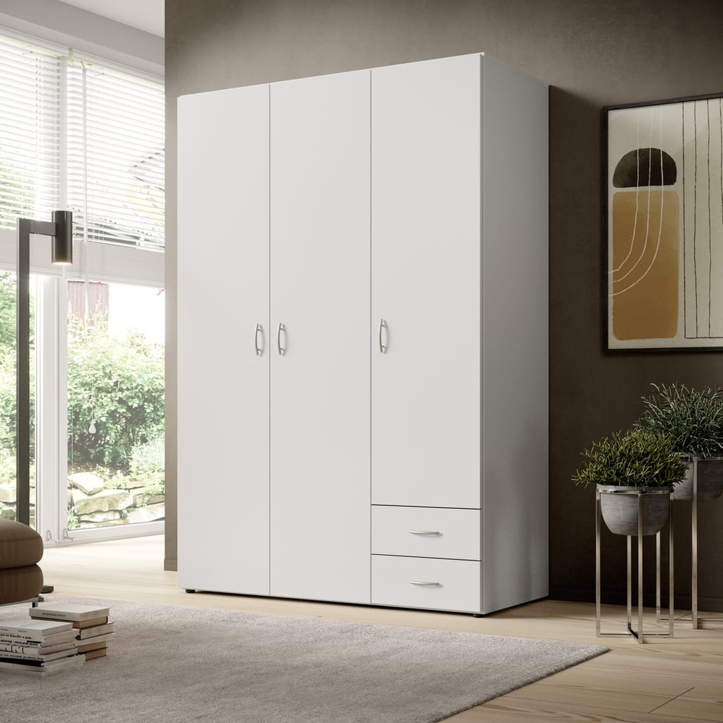 INSTALLATION SERVICE FOR Base Hinged Door Wardrobe 120cm White / 120cm