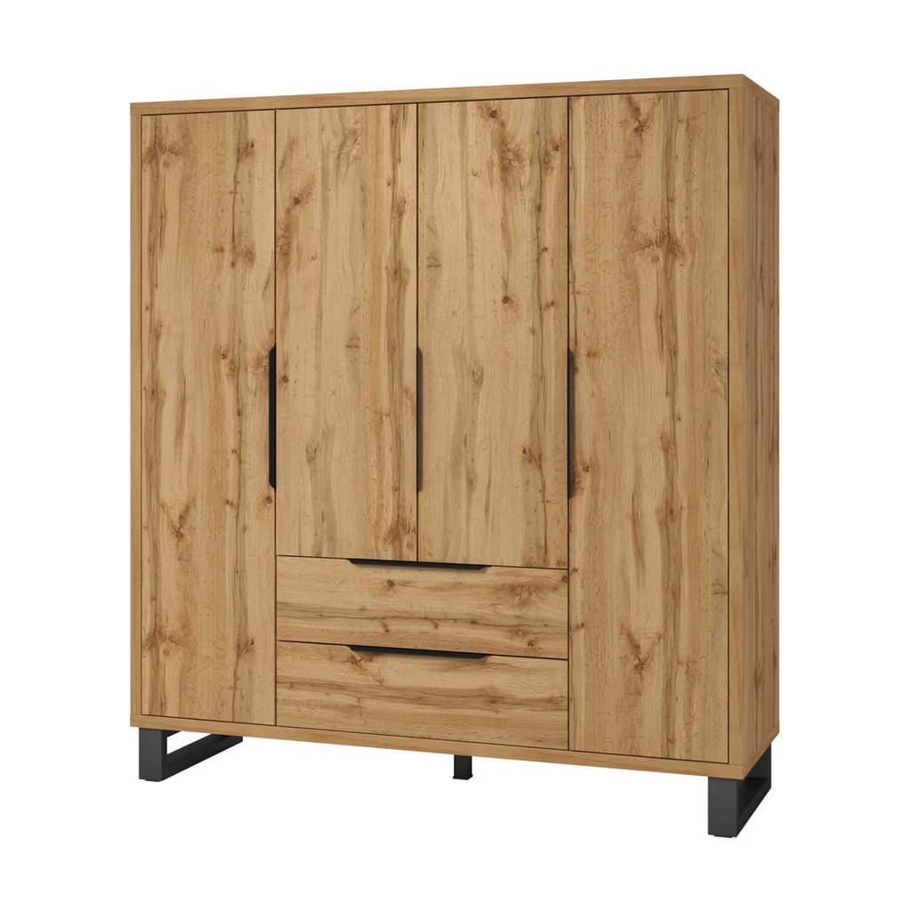 INSTALLATION SERVICE FOR Halle Hinged Door Wardrobe 191cm Oak Wotan / 191cm