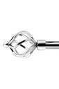 Cage - Extendable Curtain Pole in Chrome