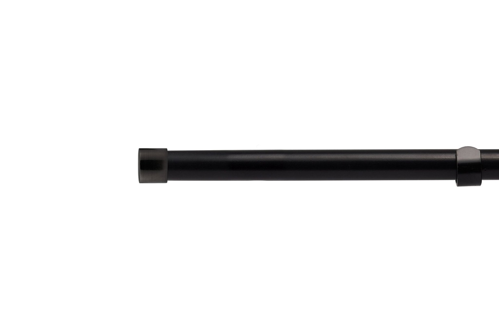 [FULLP120MAT] Fenton - Extendable Curtain Pole in Matt Black (120-210cm)