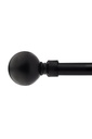 Sphere - Extendable Curtain Pole in Matt Black