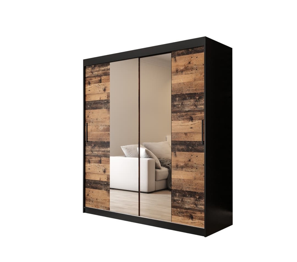 [OLD ST T1 180 CZOL] INSTALLATION SERVICE FOR Tilburg I Sliding Door Wardrobe 180cm Dark Oak / 180cm