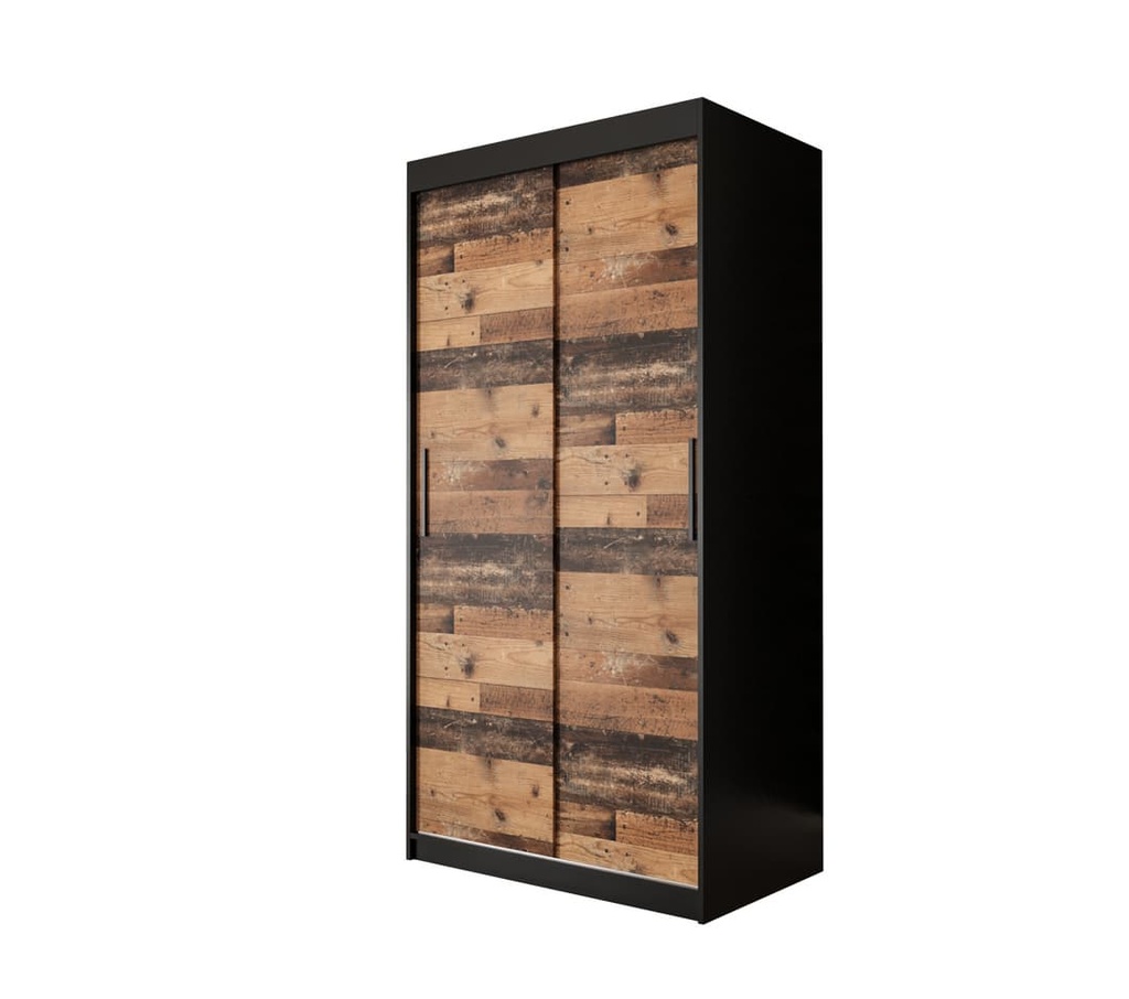 [OLD ST T 100 CZOL] INSTALLATION SERVICE FOR Tilburg Sliding Door Wardrobe 100cm Dark Oak / 100cm