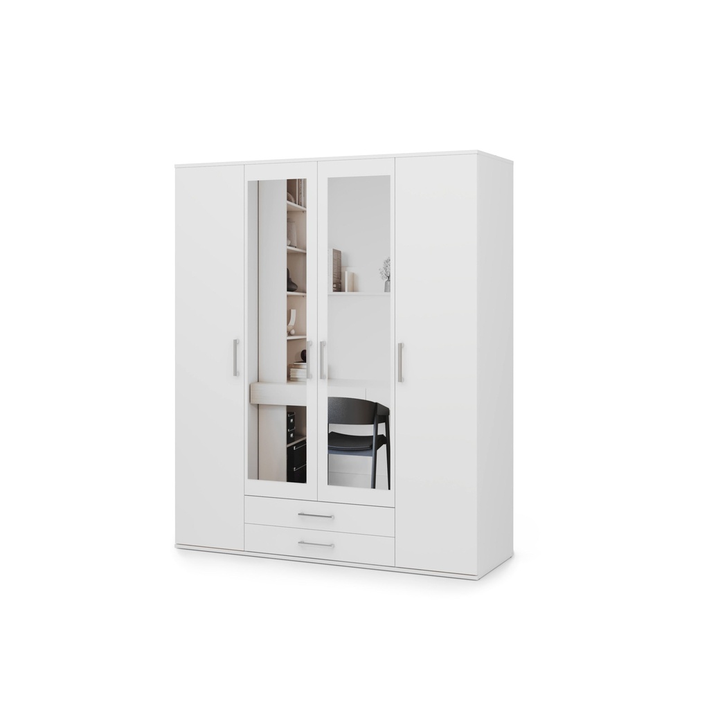 [TABY TB-01-WM] INSTALLATION SERVICE FOR Taby Hinged Door Wardrobe 162cm White / 162cm