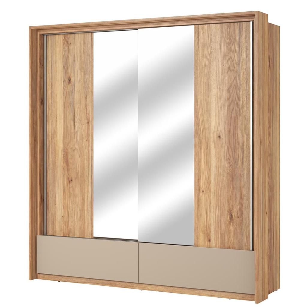 [24MCNJ63] INSTALLATION SERVICE FOR Impressio 63 Sliding Door Wardrobe 209cm Oak Mauvella / 209cm