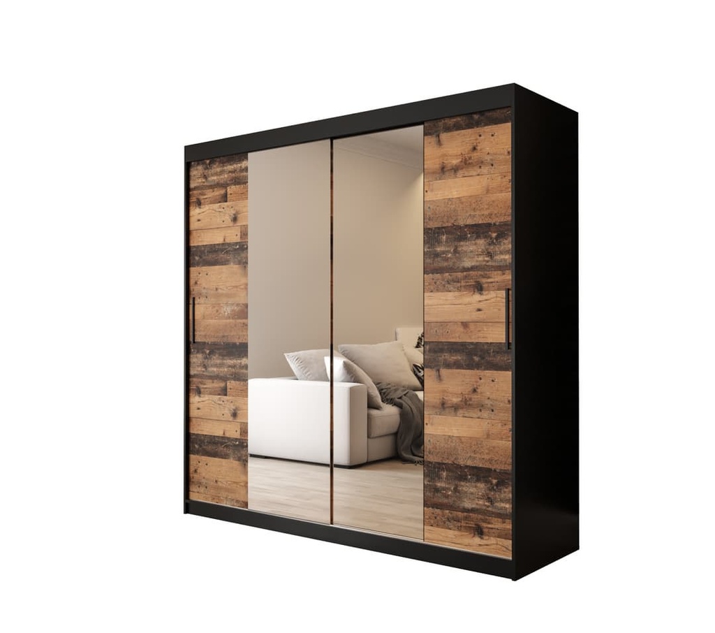 INSTALLATION SERVICE FOR Tilburg I Sliding Door Wardrobe 200cm Dark Oak / 200cm