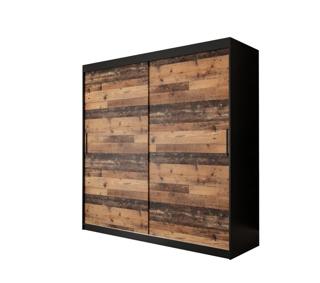 [OLD ST T 200 CZOL] INSTALLATION SERVICE FOR Tilburg Sliding Door Wardrobe 200cm Dark Oak / 200cm