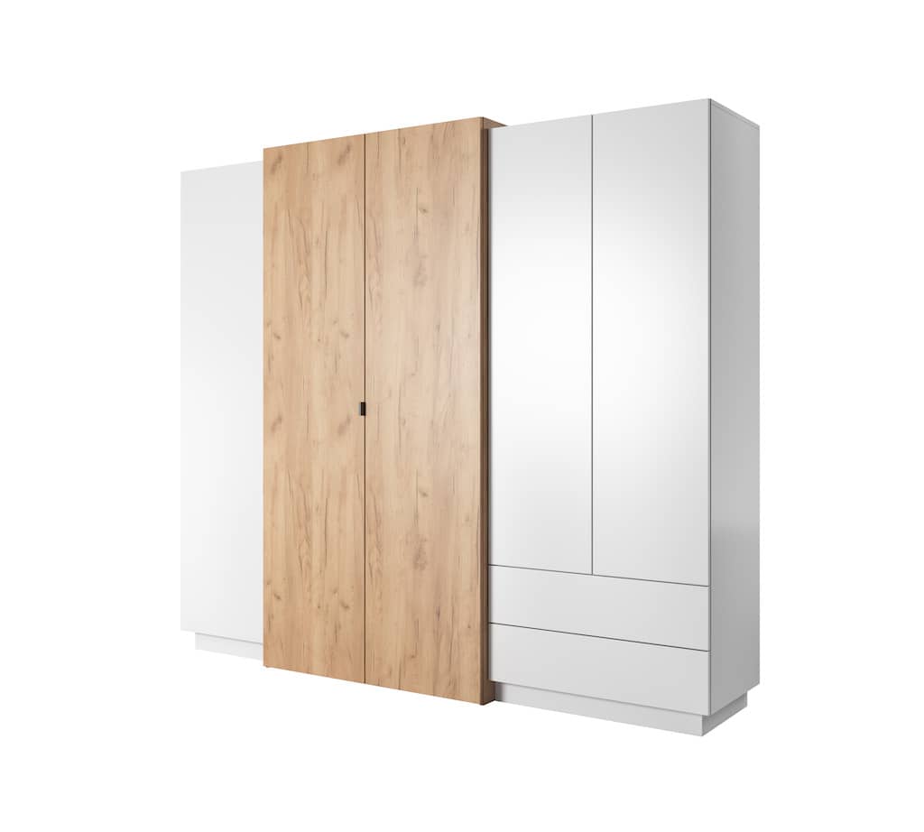[3D-A-WOG] INSTALLATION SERVICE FOR Stockholm Hinged Door Wardrobe 230cm White / 230cm