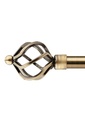 Cage - Extendable Curtain Pole in Antique Brass
