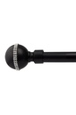 Bejeweled - Extendable Curtain Pole in Matt Black