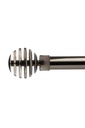 Geneva - Extendable Curtain Pole in Black Silk