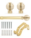 Geneva - Extendable Curtain Pole in Gold