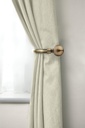 Sphere - Hold Backs in Antique Brass (Pair)
