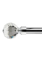 Cristalla - Extendable Curtain Pole in Chrome