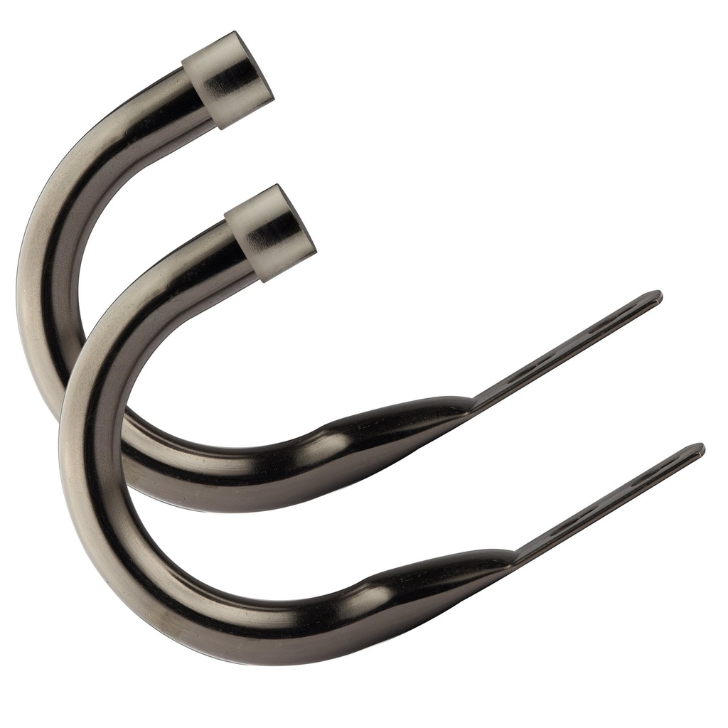 [FULLHHDBBSK] Fenton - Hold Backs in Black Silk (Pair)