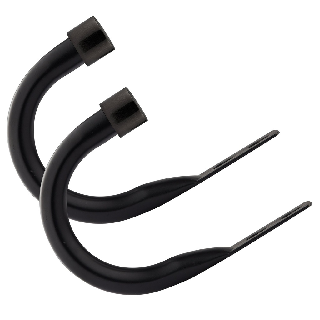 [FULLHHDBMAT] Fenton - Hold Backs in Matt Black (Pair)