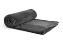Plush Flannel Fleece Blanket - Super Soft Throw in Charcoal