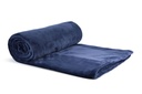 Plush Flannel Fleece Blanket - Super Soft Throw in Navy