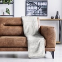 Nordic Collection - Super Cosy Fleece Blanket in Silver